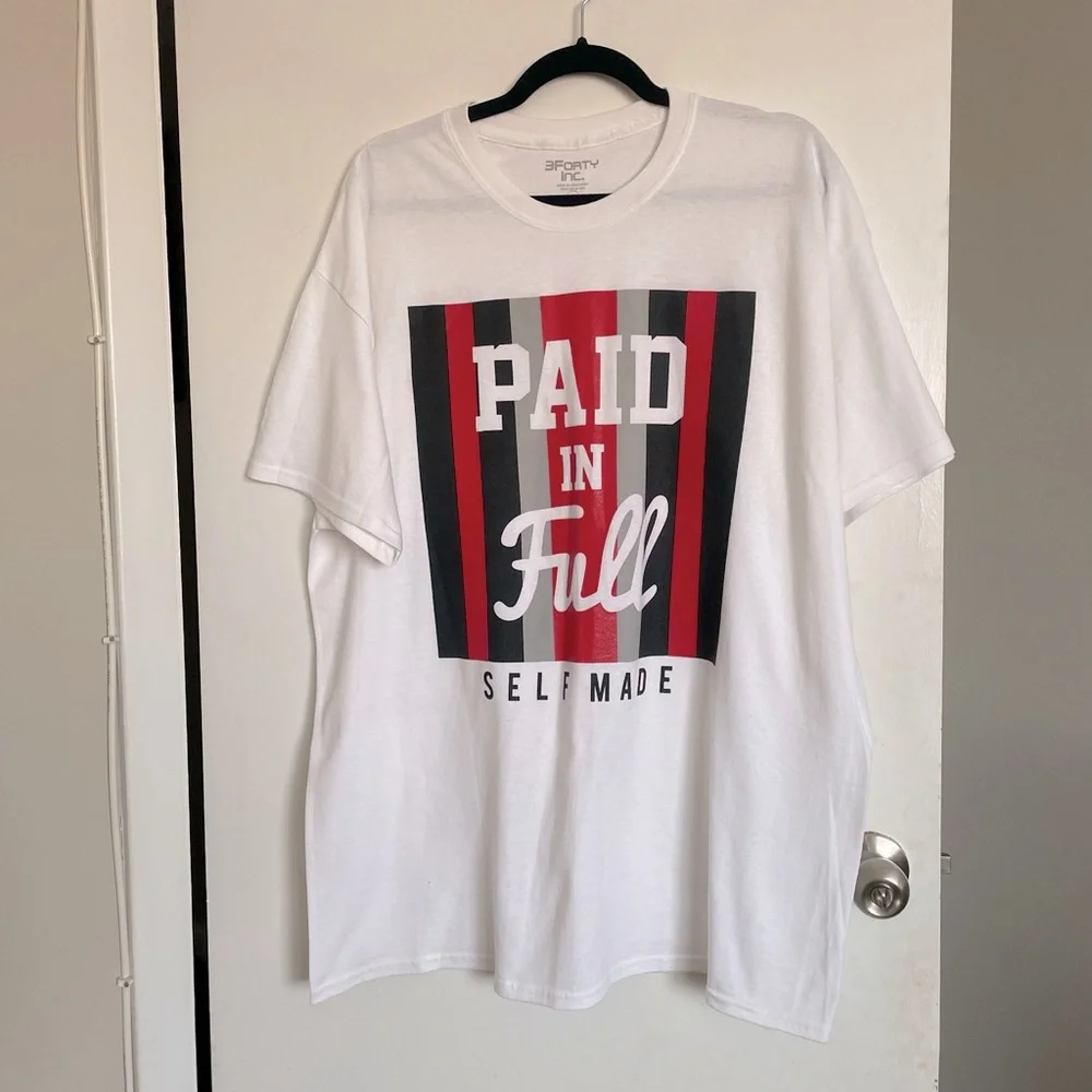 3 Forty Inc. “Paid In Full” Graphic T-Shirt - Size XL - Picture 1 of 12